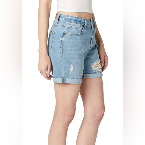 BUFFALO DAVID BITTON Billy Boyfriend Denim Jean Shorts 25 NWT - Picture 2 of 9